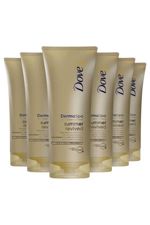 DermaSpa Summer Revived Dark bodylotion - 6 x 200 ml - voordeelverpakking