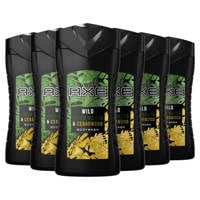 Axe Wild Green Mojito & Cedarwood douchegel - 6 x 250 ml - voordeelverpakking