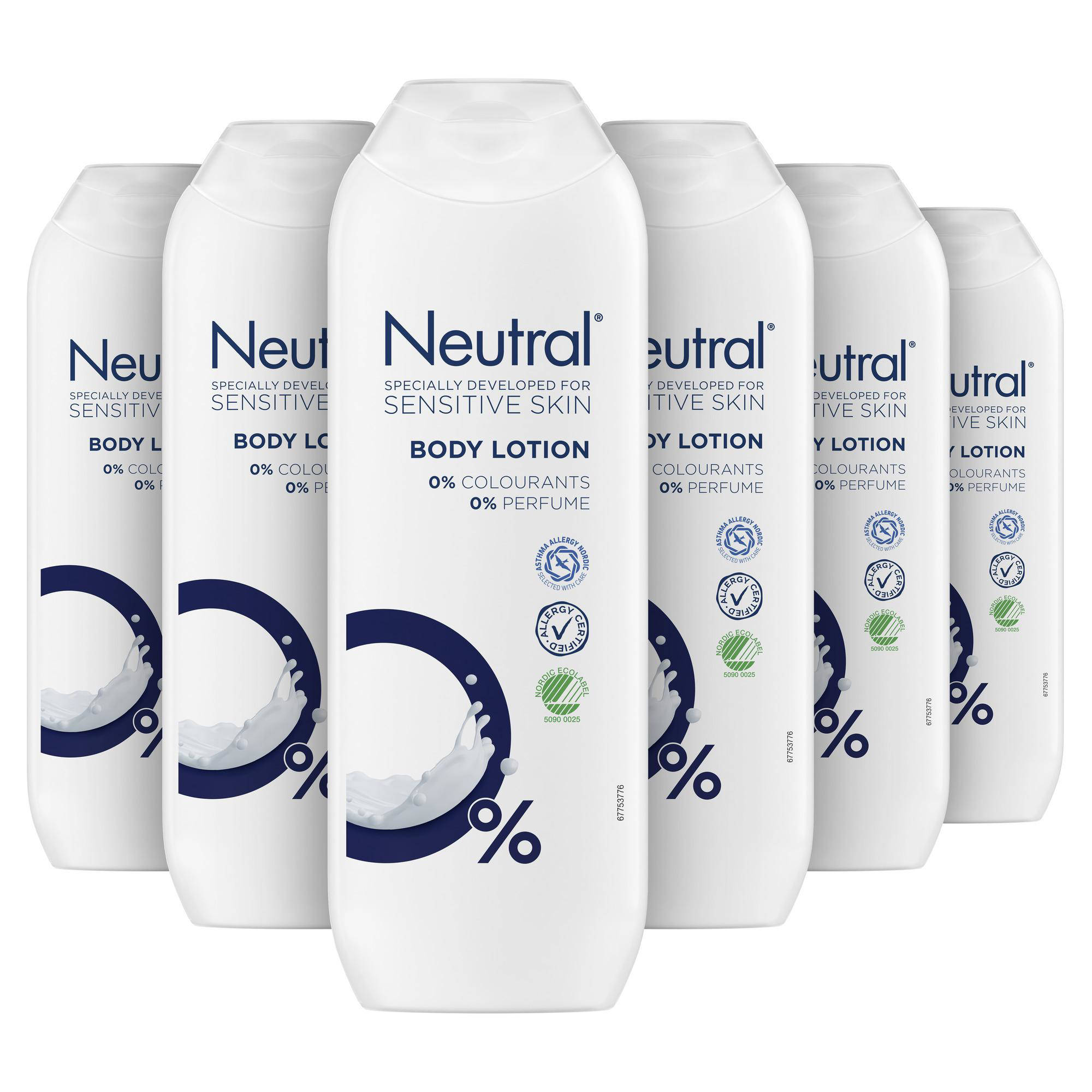 Neutral Neutral 0 Body Lotion 6 x 250 ml Voordeelverpakking wehkamp