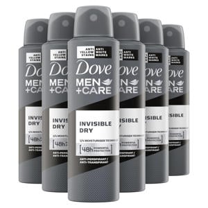 Invisible Dry Anti-Transpirant Deodorant Spray - 6 x 150 ml - Voordeelverpakking