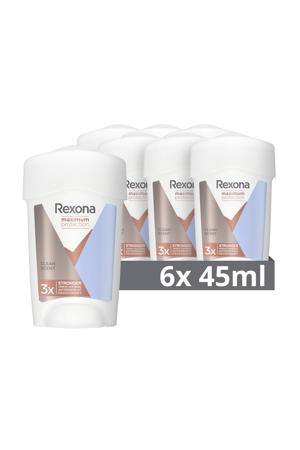 Clean Scent anti-transpirant deodorant stick - 6 x 45 ml