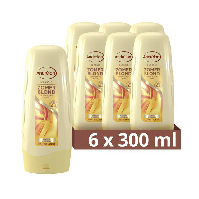 lassen drempel Doordringen Andrélon Intense Zomer Blond conditioner - 6 x 300 ml - voordeelverpakking  | wehkamp