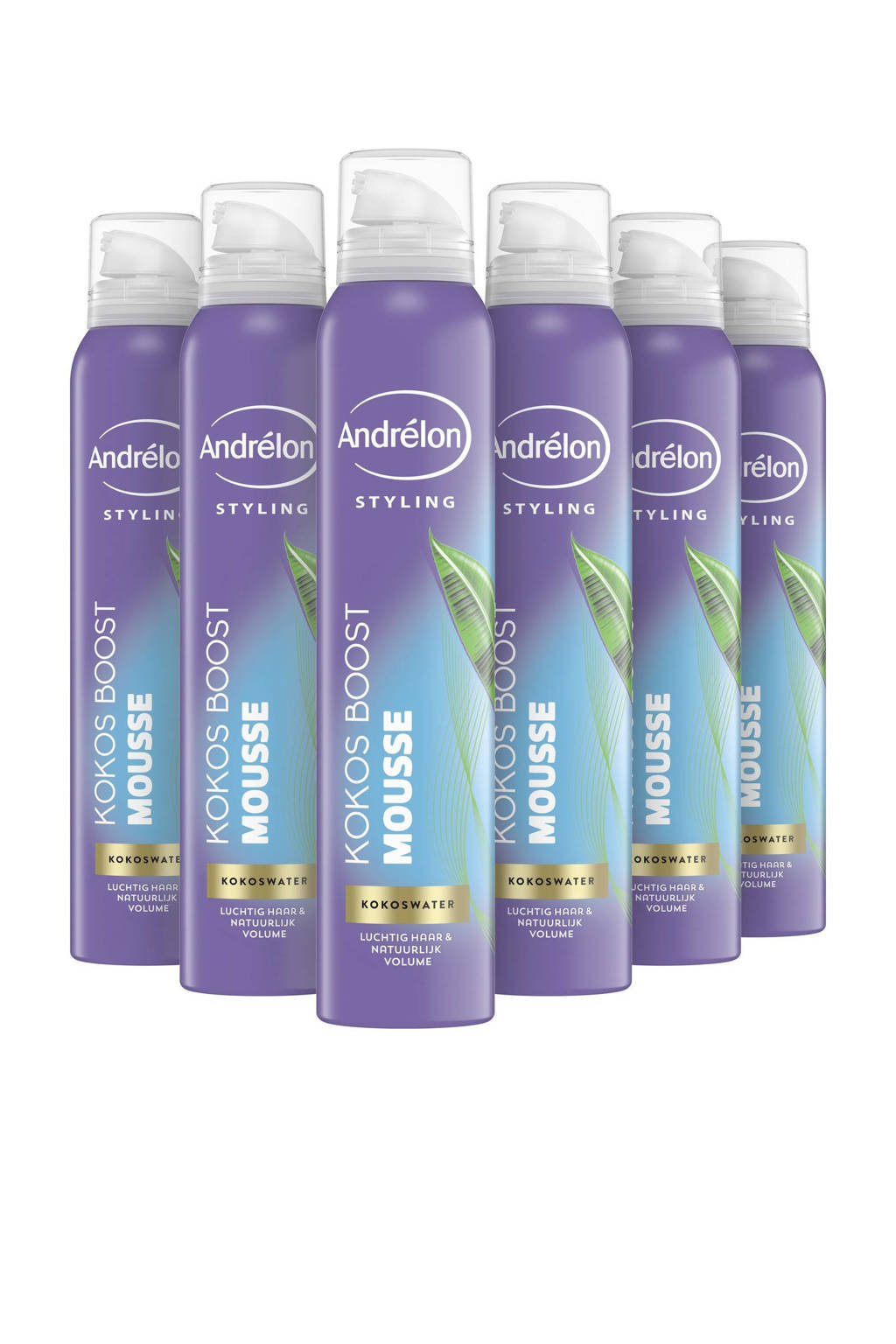 Andrelon Curl Conditioning Mousse haarmousse - 6 x 200 ml