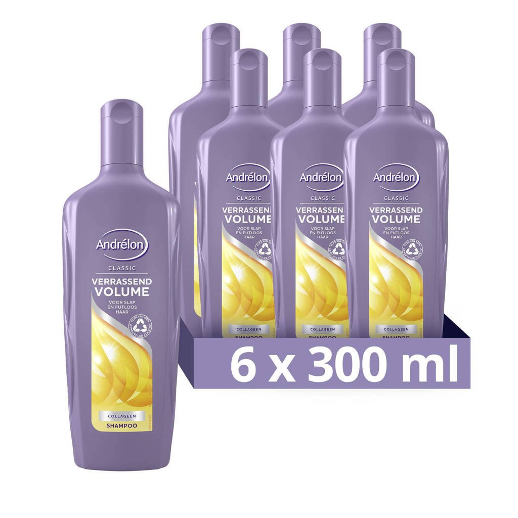 Christus Onbekwaamheid de begeleiding Andrelon Andrélon Classic Verrassend Volume shampoo - 6 x 300 ml -  voordeelverpakking | wehkamp