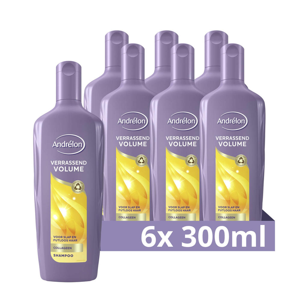 Andrélon Verrassend Volume Shampoo - 6 x 300 ml - Voordeelverpakking