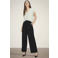 JDY high waist wide leg broek JDYGEGGO zwart