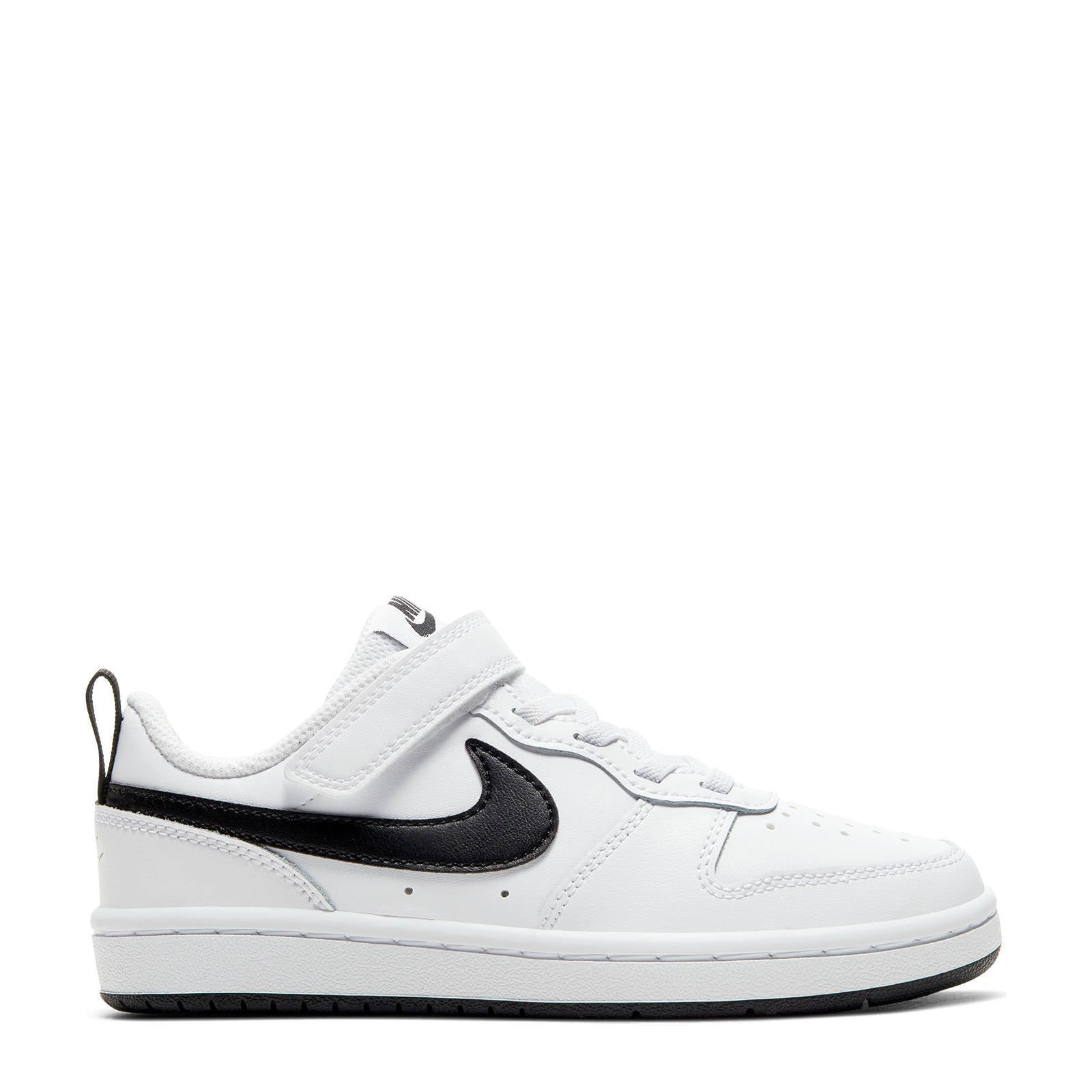 Nike Court Borough Low 2 sneakers wit/zwart | wehkamp