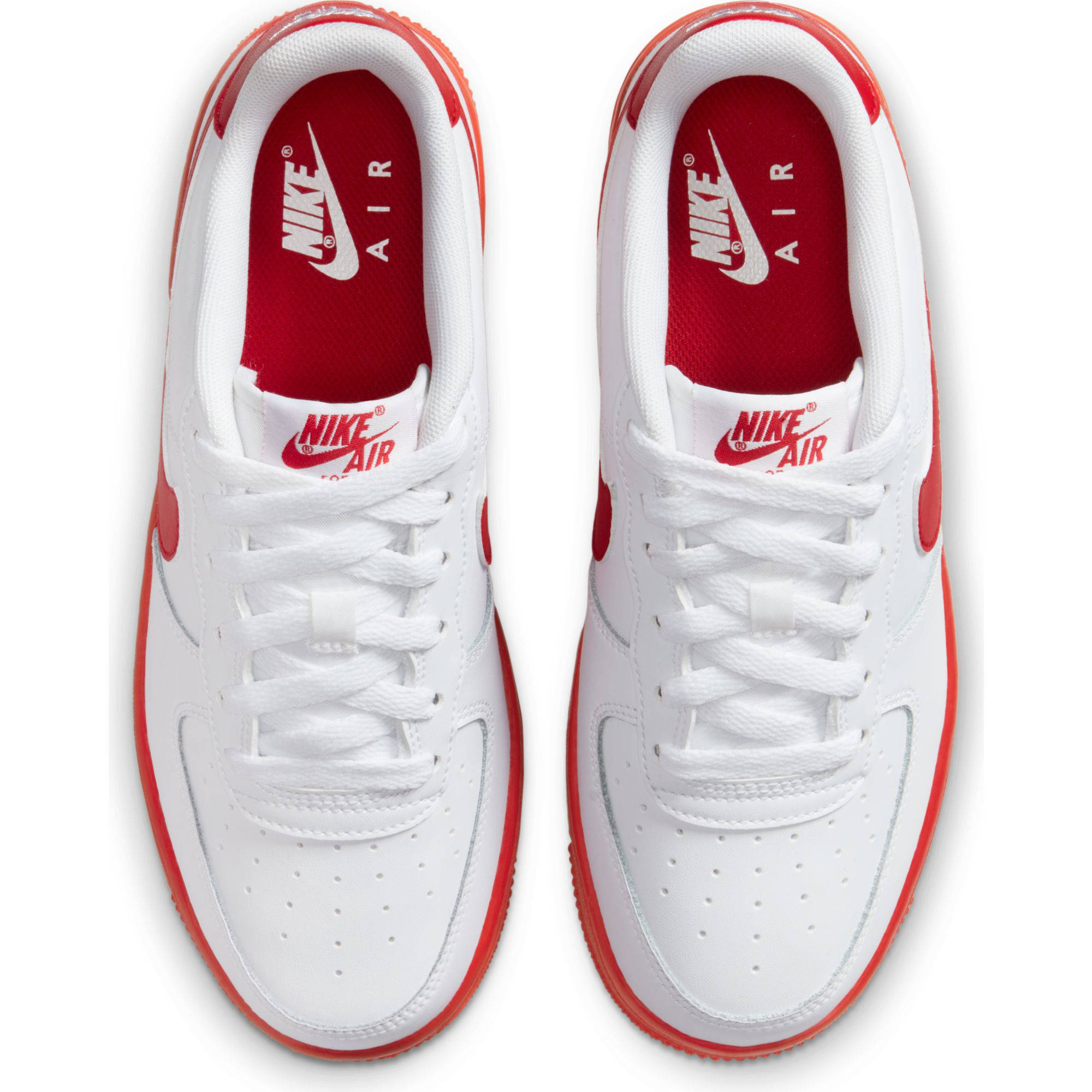 nike air force 1 rood wit