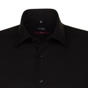 thumbnail: Seidensticker regular fit overhemd zwart