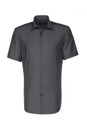 regular fit overhemd grijs