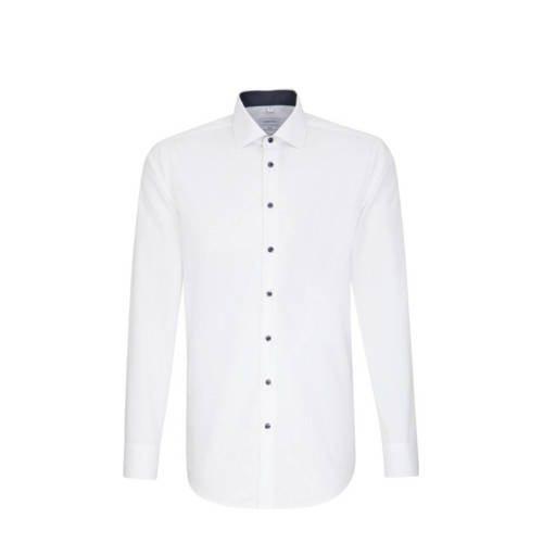 Seidensticker slim fit overhemd wit afbeelding