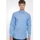 Seidensticker regular fit overhemd blauw