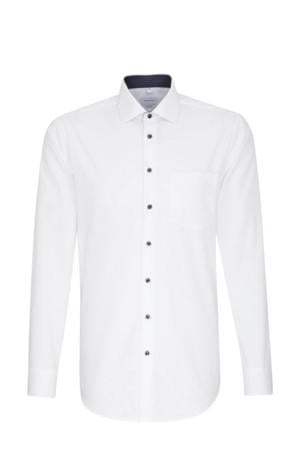 regular fit overhemd wit