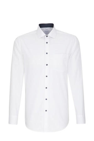 regular fit overhemd wit