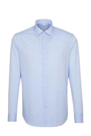 slim fit overhemd lichtblauw