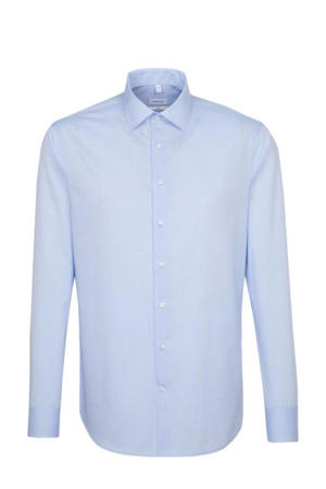 slim fit overhemd lichtblauw