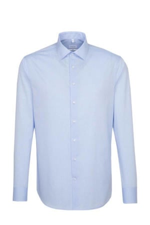 slim fit overhemd lichtblauw