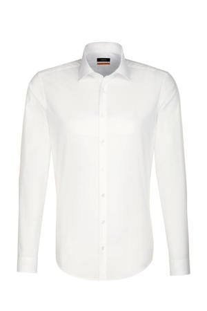 slim fit overhemd ecru