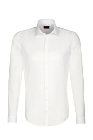 slim fit overhemd ecru
