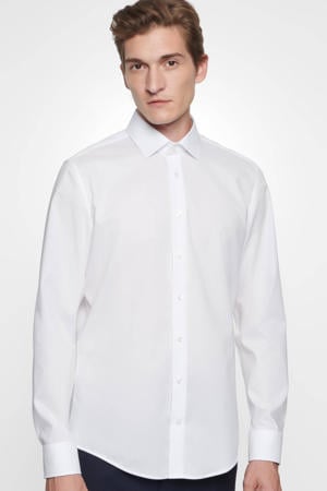 slim fit overhemd wit