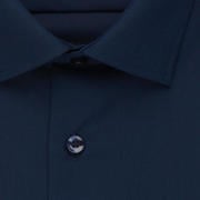 thumbnail: Seidensticker regular fit overhemd donkerblauw