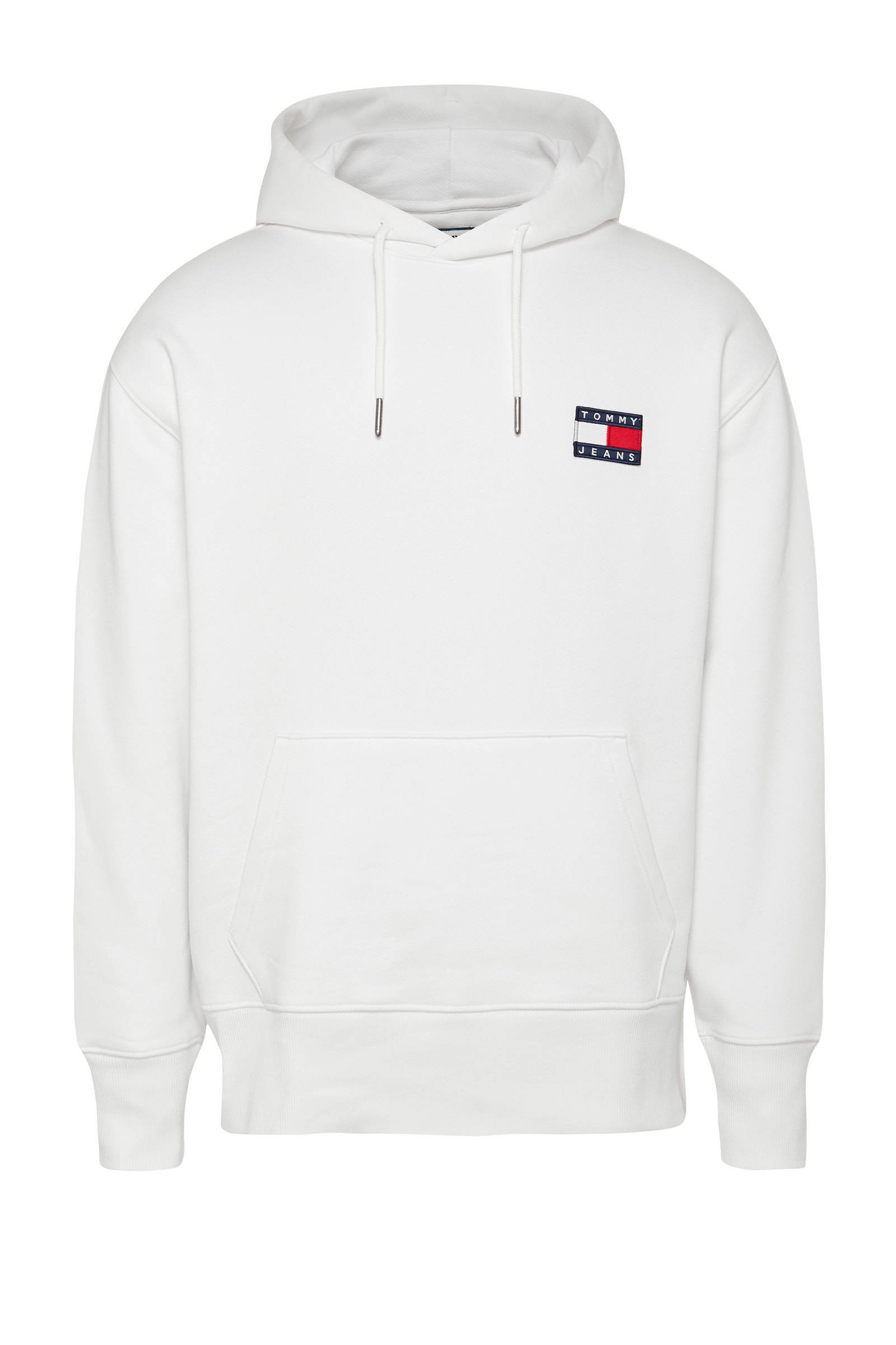 tommy jeans hoodie wit