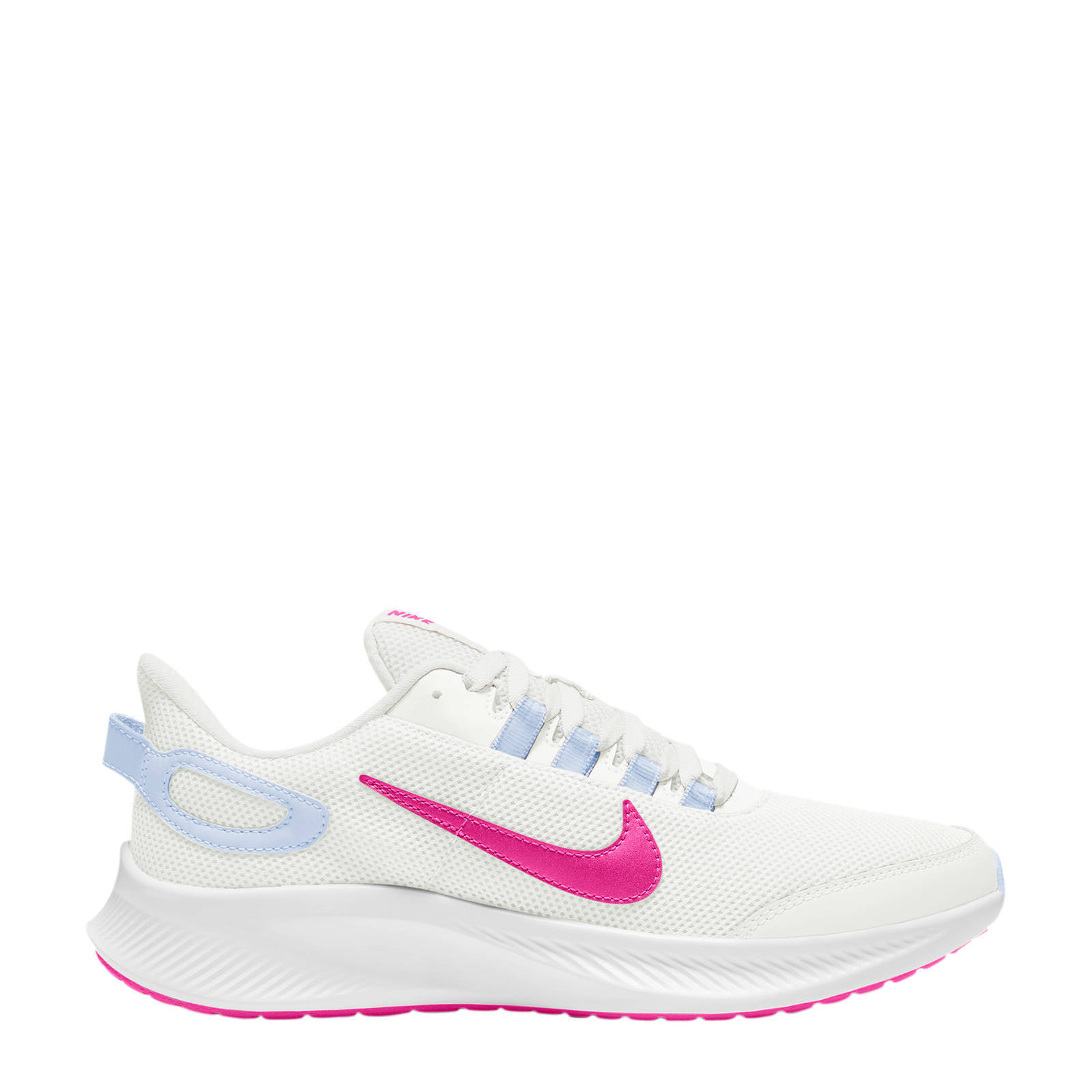 witte nike hardloopschoenen