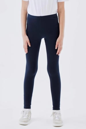 legging NKFVIVIAN met katoen donkerblauw