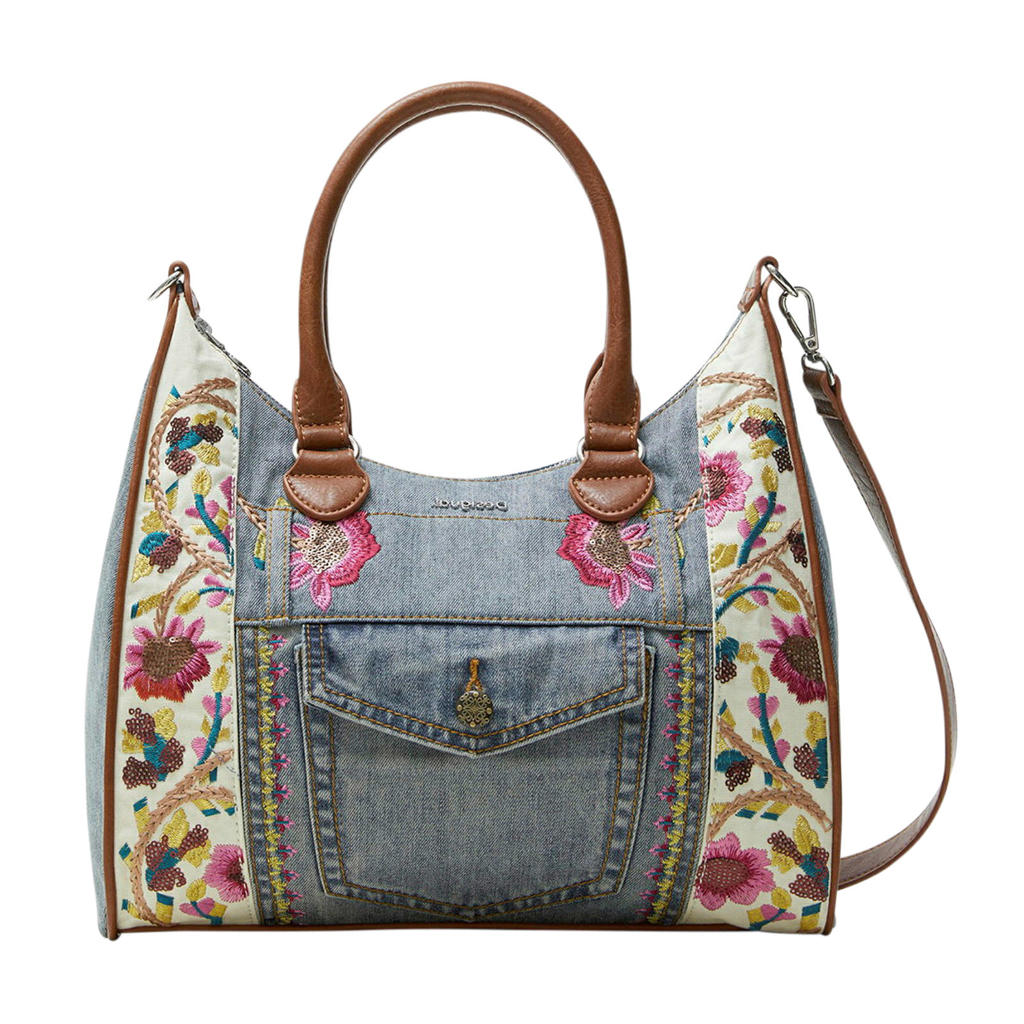 Desigual handtas blauw/multi
