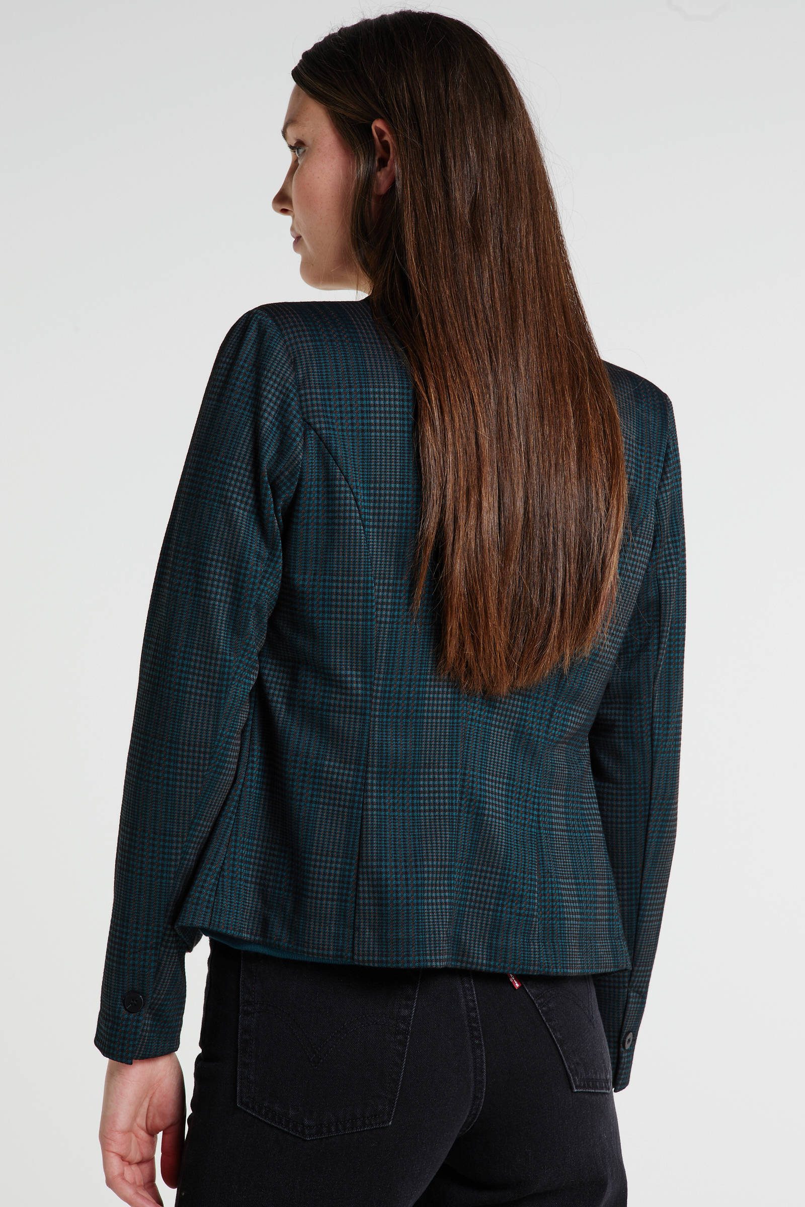 FREEQUENT geruite blazer Nanni donkerblauw | wehkamp FREEQUENT geruite blazer Nanni donkerblauw | wehkamp
