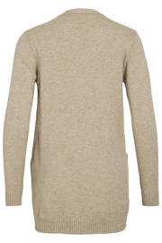 thumbnail: VILA gemêleerd gebreid vest VIRIL beige