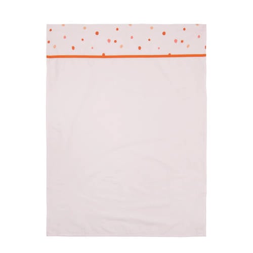Briljant Baby Africa baby ledikantlaken wit/roze/oranje afbeelding
