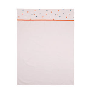 Africa baby ledikantlaken wit/blauw/oranje