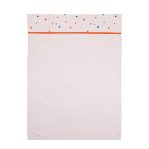 Africa baby wieglaken wit/blauw/oranje