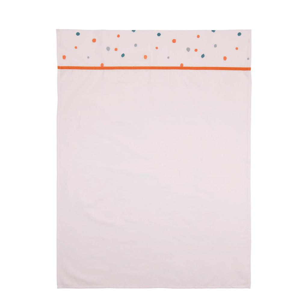 Briljant Baby Africa baby wieglaken wit/blauw/oranje