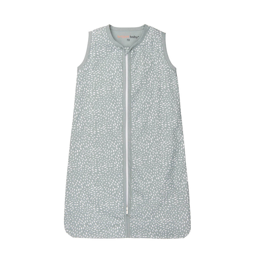Briljant Baby Minimal Dots baby slaapzak zomer grijsgroen, Grijsgroen