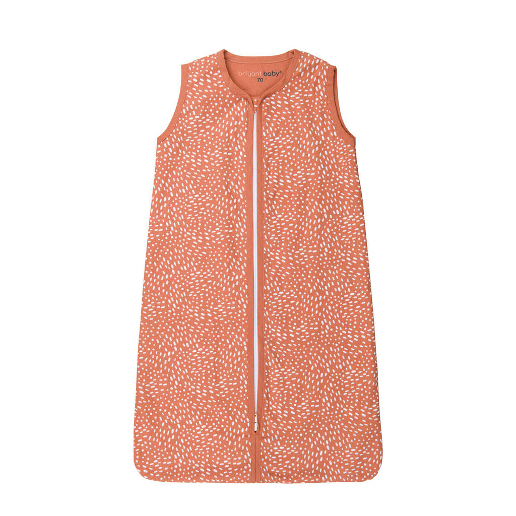 Briljant Baby Minimal Dots baby slaapzak zomer terra, Terra