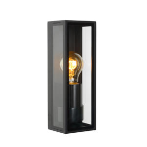 wandlamp buiten Dukan- 1xE27 - IP65 - Zwart 230 V
