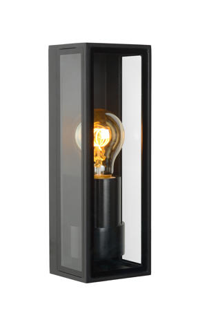 wandlamp buiten Dukan- 1xE27 - IP65 - Zwart 230 V