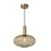 Lucide MALOTO - Hanglamp - Ø 30 cm - 1xE27 - Amber