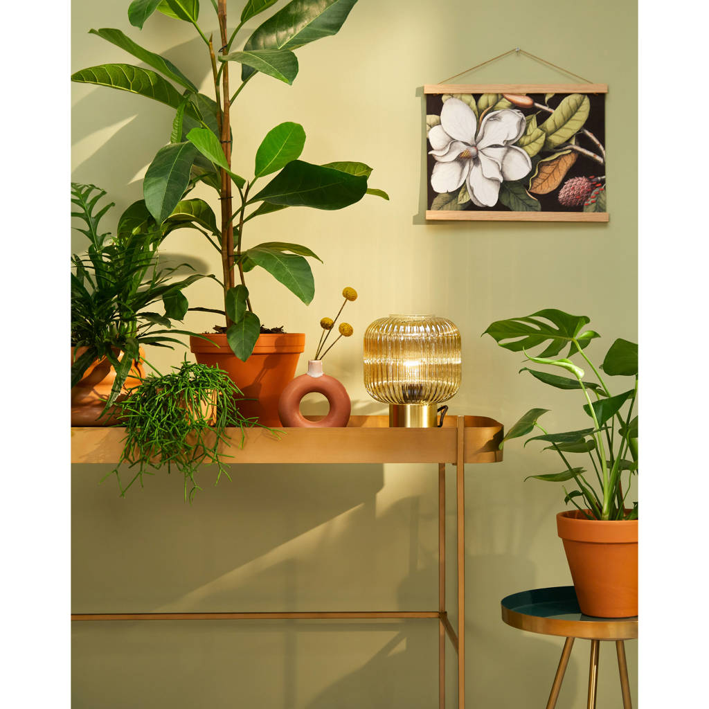 Lucide MALOTO - Hanging lamp - 20 cm - 1xE27 - Amber
