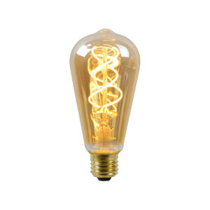ST64 - Filament lamp - Ø 6,4 cm - LED Dimb. - E27 - 1x4,9W 2200K - Amber