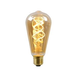 ST64 - Filament lamp - Ø 6,4 cm - LED Dimb. - E27 - 1x4,9W 2200K - Amber