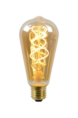 ST64 - Filament lamp - Ø 6,4 cm - LED Dimb. - E27 - 1x4,9W 2200K - Amber