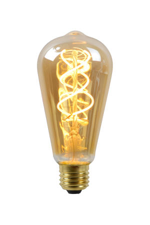 ST64 - Filament lamp - Ø 6,4 cm - LED Dimb. - E27 - 1x4,9W 2200K - Amber