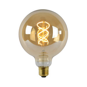 G125 - Filament lamp - Ø 12,5 cm - LED Dimb. - E27 - 1x5W 2200K - Amber