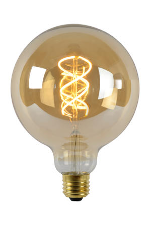 G125 - Filament lamp - Ø 12,5 cm - LED Dimb. - E27 - 1x5W 2200K - Amber
