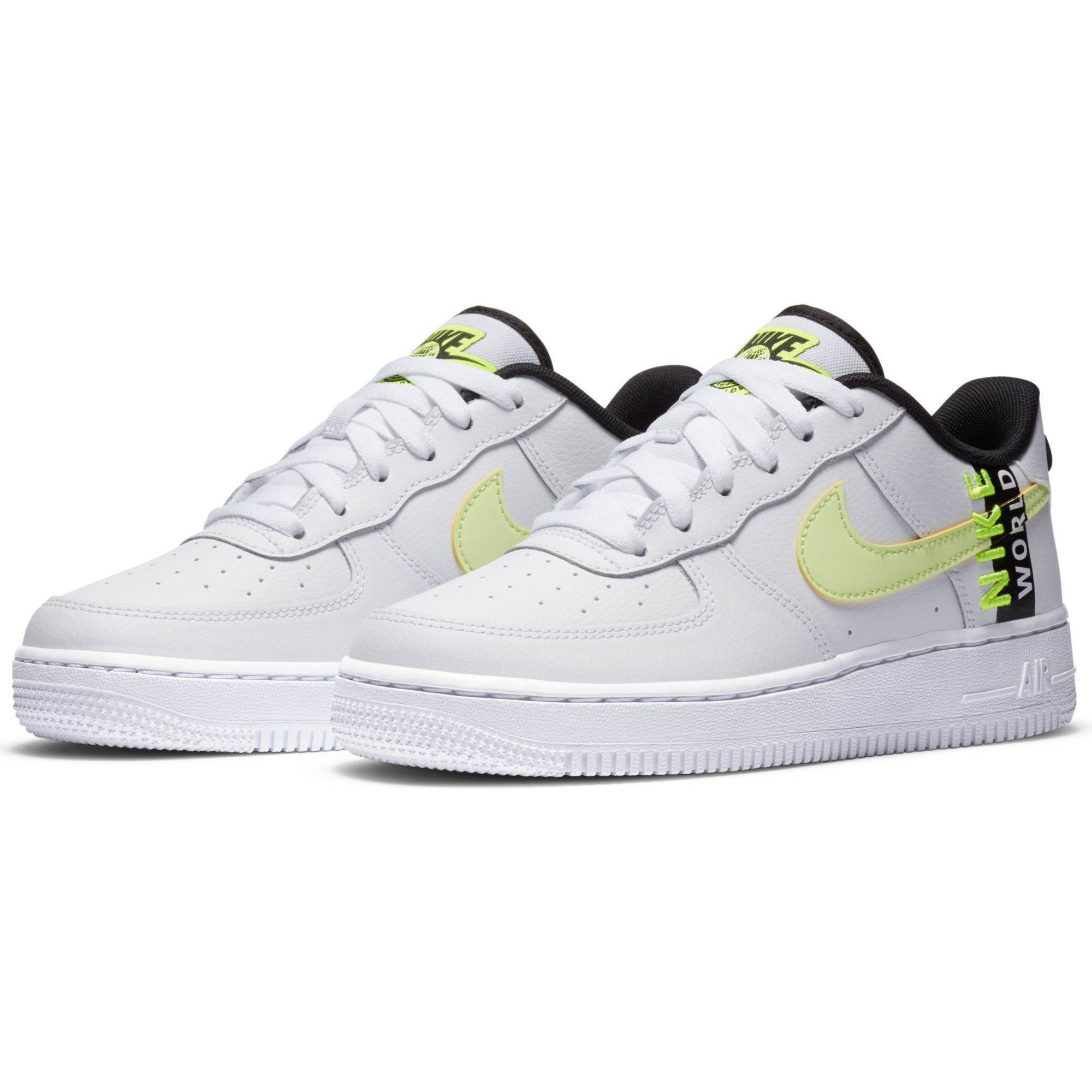 nike air force 1 heren wit zwart