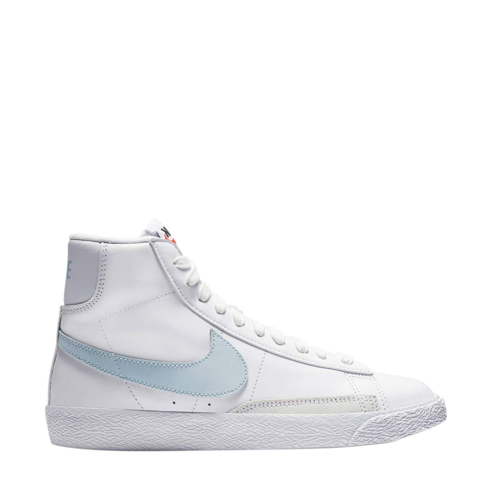 Nike Blazer Mid - GS sneakers wit/lichtblauw | wehkamp