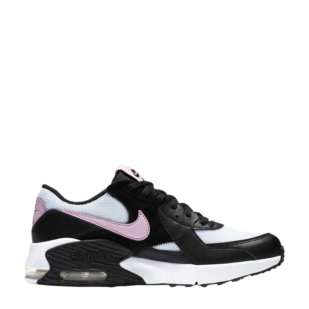 Nike Max Excee (GS) sneakers zwart/roze/wit | wehkamp